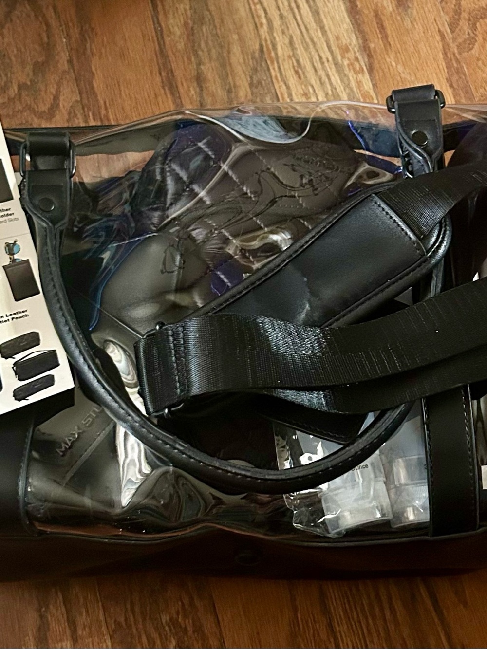 Max Studio Clear Travel Bag